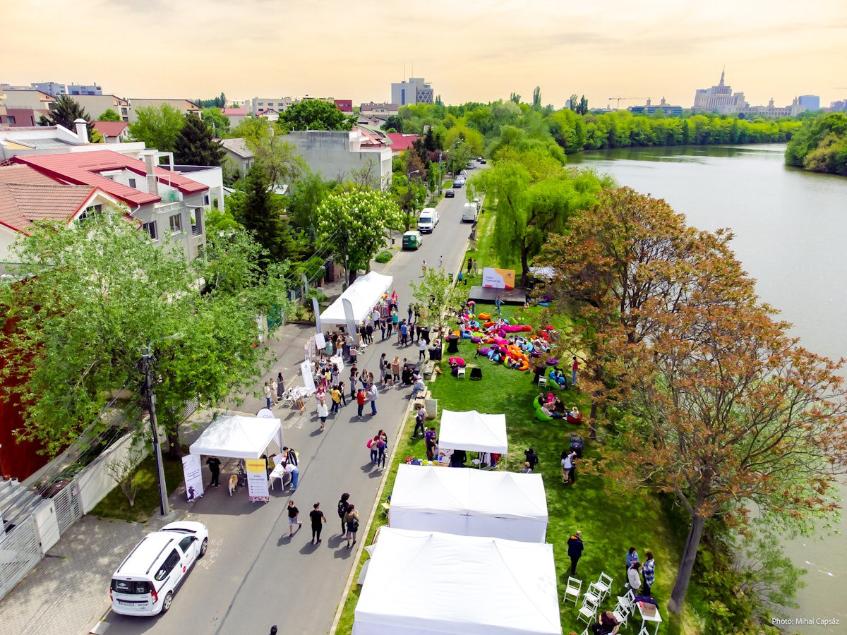 At this gathering in Sector 1 of Bucharest, Romania, the city permitted the closure of an entire street for a three-day community festival inspired by the series of conferences.