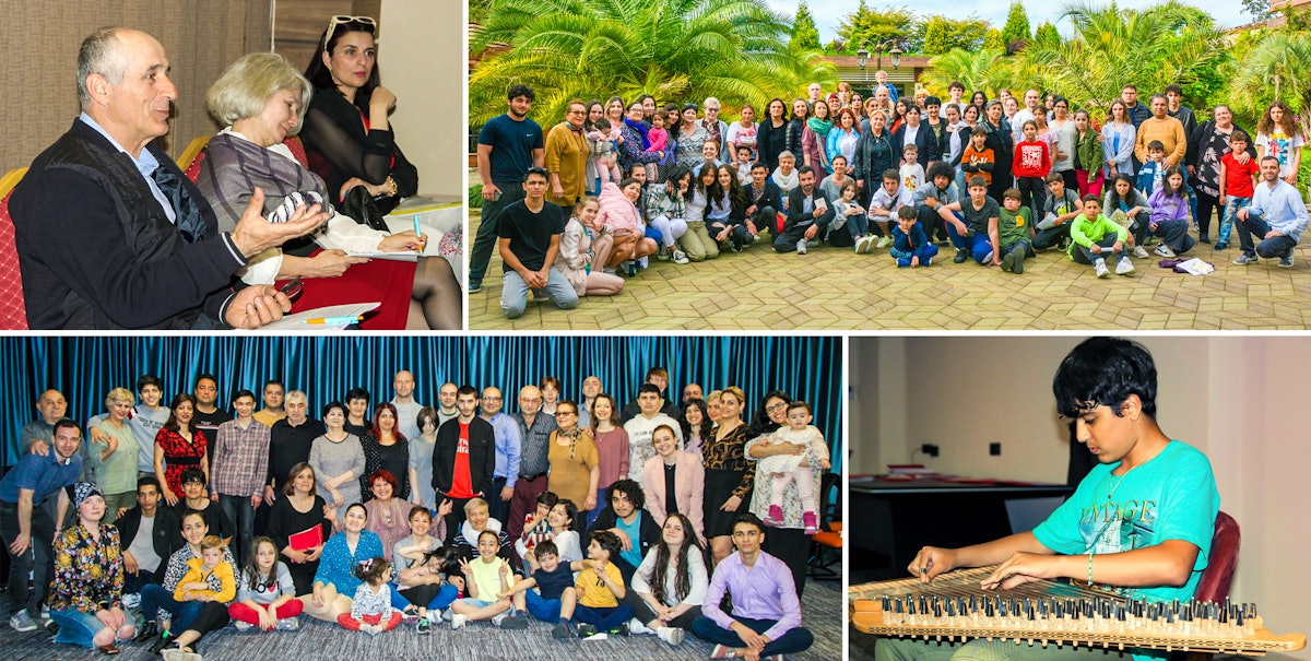 Pictured here are participants at gatherings in the cities of Batumi, and Tbilisi in Georgia. At the conference in Batumi, the regional representative of the State Agency for Religion Issues, Abesalom Aslanidze, stated that the gathering had, “an atmosphere of kindness, understanding and acceptance of the diversity of people.”