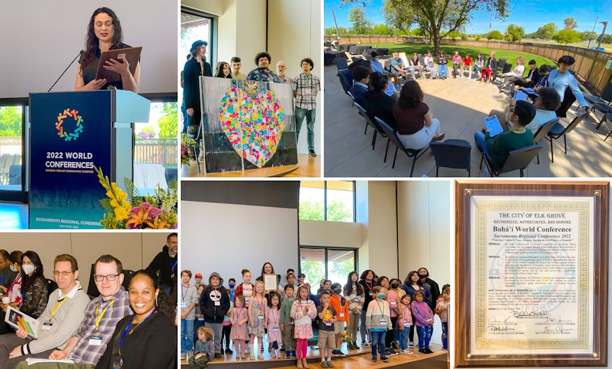 In the city of Elk Grove, California in the United States, mayor Bobbie Singh-Allen attended the conference there and presented an official government resolution (bottom-right).