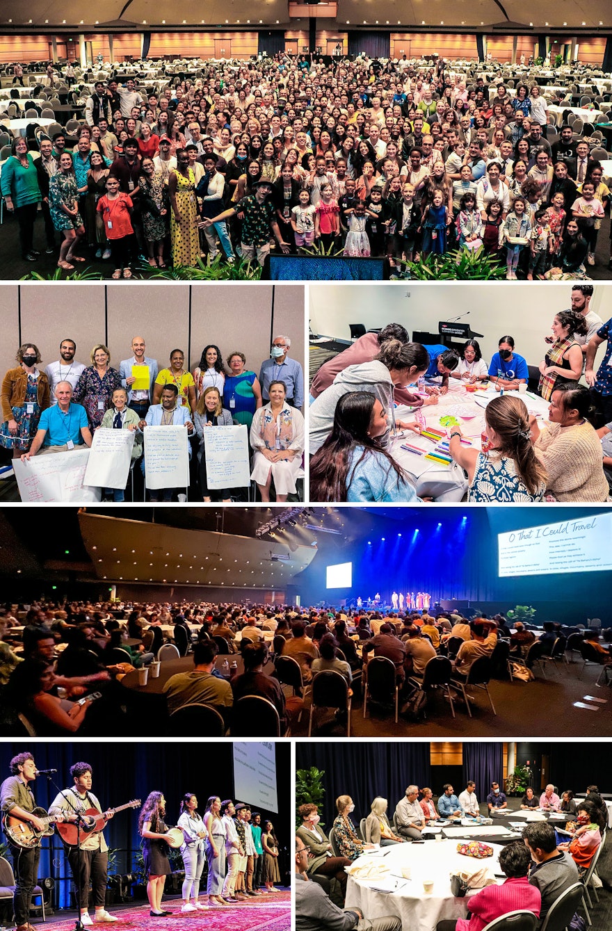 In Brisbane, Australia, hundreds of participants gathered for a conference filled with musical presentations, artistic expressions, and consultations on plans for activities that contribute to the material and spiritual progress of communities in that city.