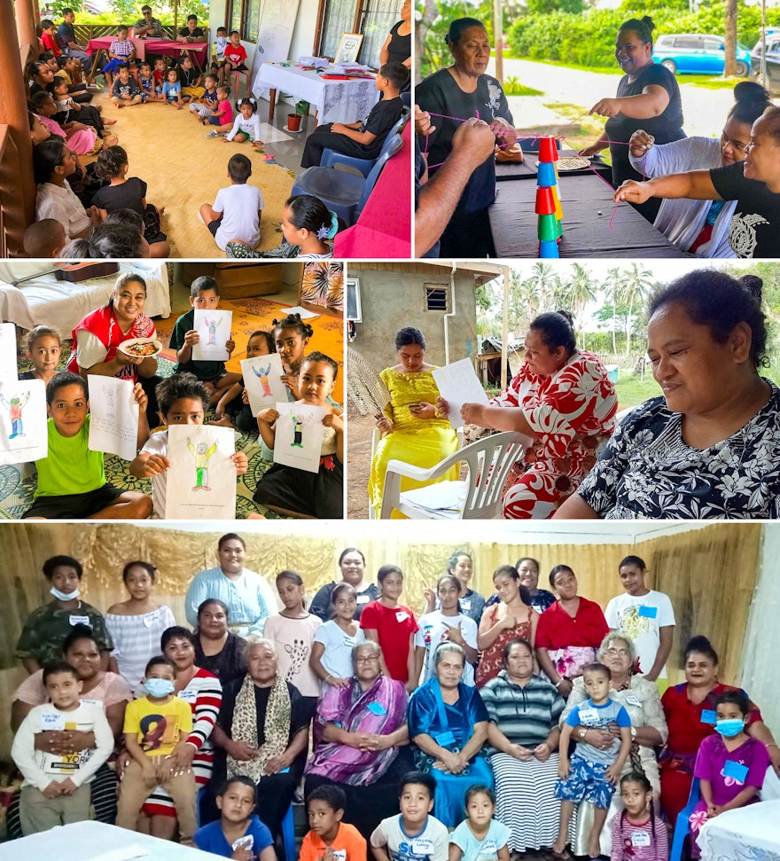 Pictured here are a few of the many gatherings being held throughout Tonga as part of the global series of conferences.