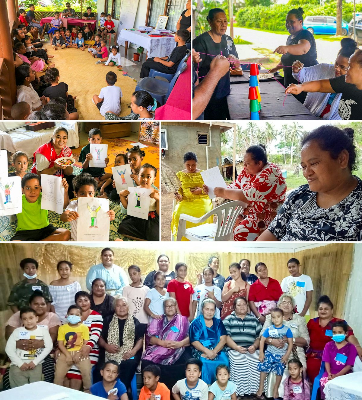 Pictured here are a few of the many gatherings being held throughout Tonga as part of the global series of conferences.