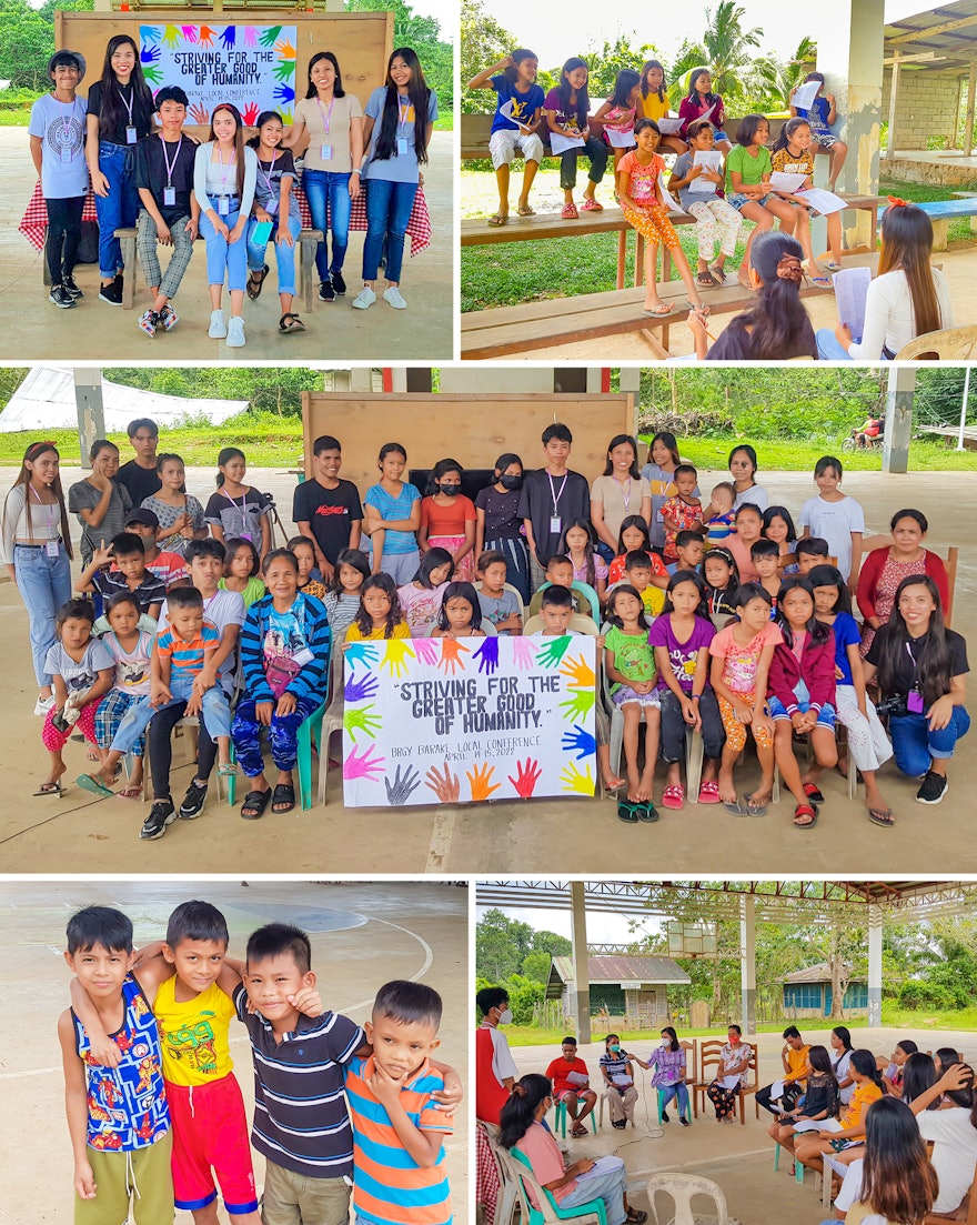 Children and youth at gathering in Barake, a village in Palawan, Philippines.