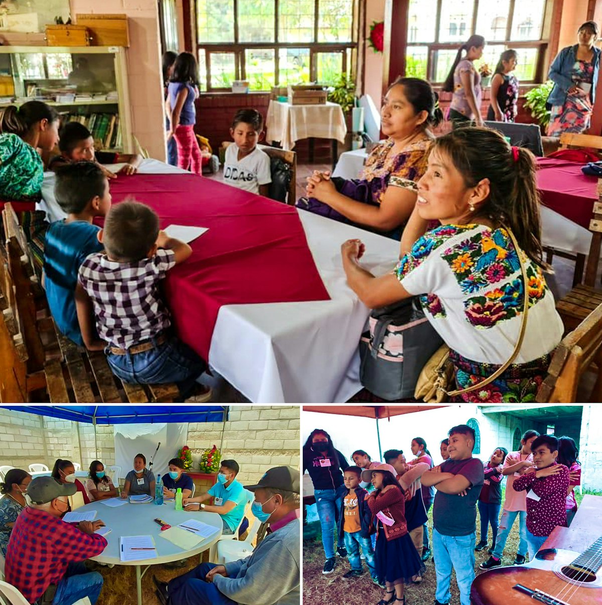 Pictured here are some of the many children and youth who participated at a conference in the north west region of Guatemala.