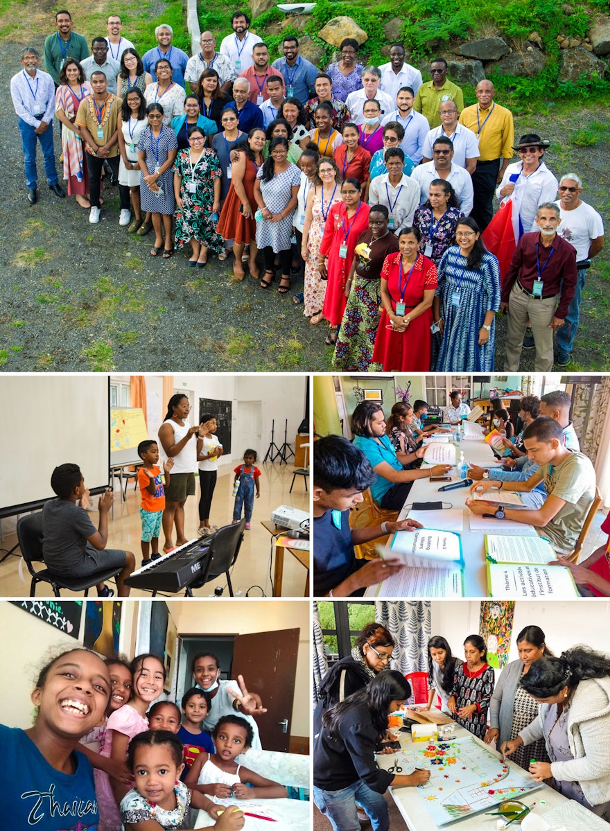 Across Mauritius, many gatherings have inspired activities, such as discussion forums for women to contribute to thinking about the progress of their society, and programs focused on the moral education of youth.