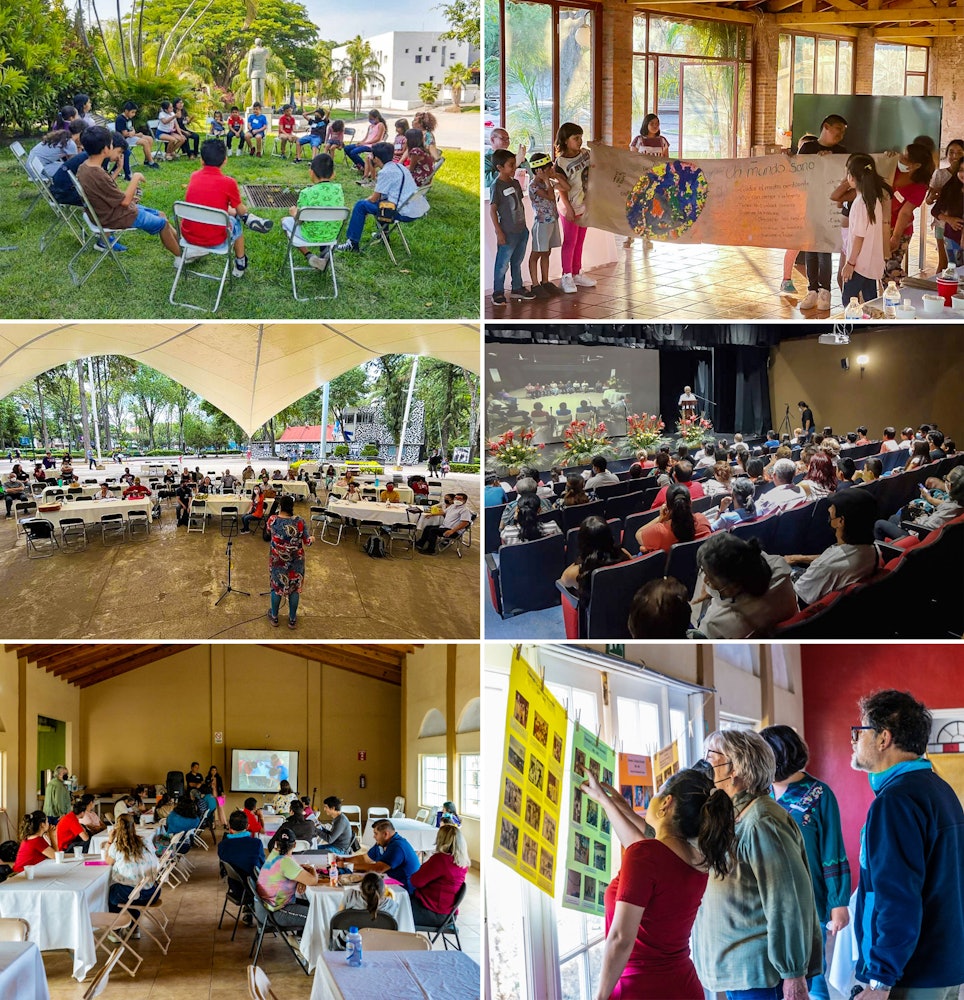 Pictured here are some of the conferences throughout Mexico.