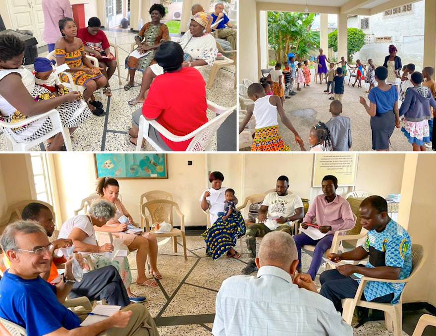 This gathering in Accra, Ghana, held at the National Baha’i Center of that country, featured an invitation to neighbors with the following message: “We request the honor of your presence and involvement to consult on how we might channel our energies into serving humanity and to promote progress within our communities.”