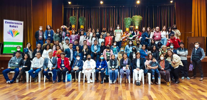 Pictured here is a conference in the district of Ate Vitarte, Peru.