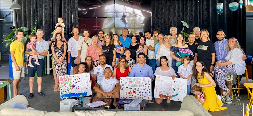 Seen here are participants at a gathering in the town of Tivat, Montenegro.