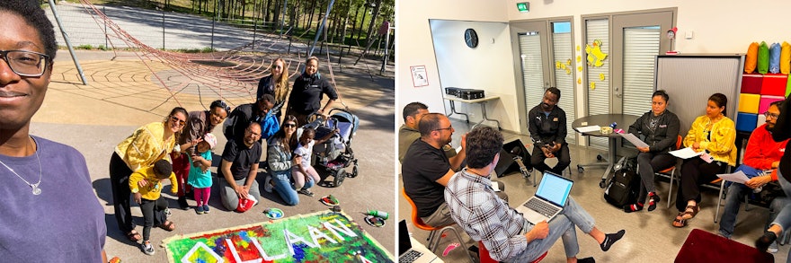 In the Kontula neighborhood of Helsinki, Finland, some 40 participants gathered for a family festival, as part of the series of conferences being held in that country.