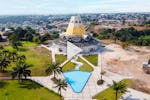 Houses of Worship: Intricate exterior design of DRC temple comes into view