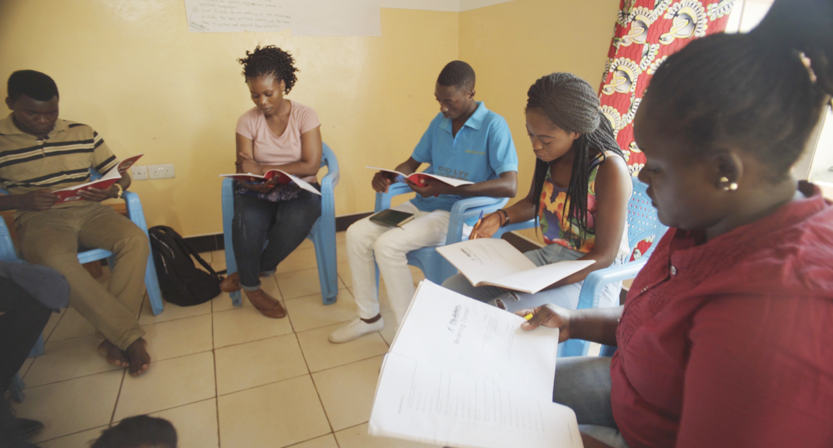Participants à un programme éducatif bahá’í à Kabwe, en Zambie.