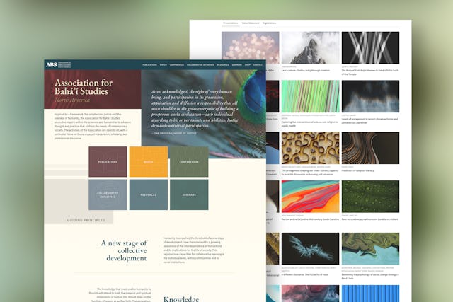 The website of the Association for Bahá’í Studies features presentations from this year’s annual conference, as well as an archive of those from previous years.