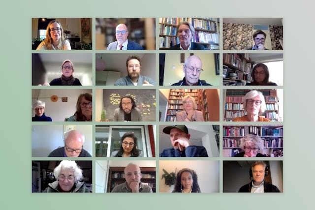 A discussion forum held by the Dutch Bahá’í Office of External Affairs, which brought together leaders of faith communities and representatives of civil society to explore how to build a more peaceful society.