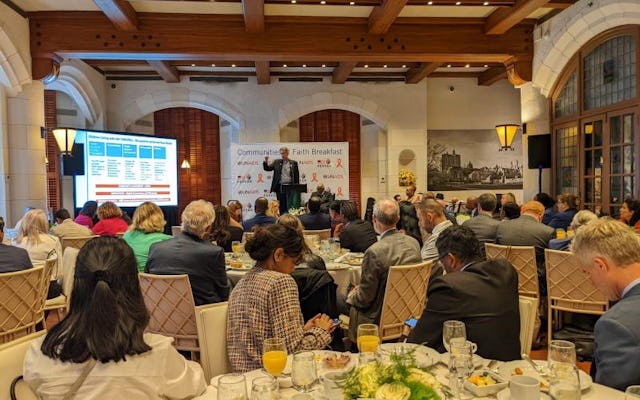 BIC representatives at an interfaith gathering held during the UN General Assembly High-Level Week.