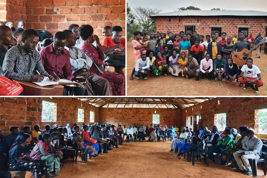 El primero de una serie de encuentros en Katuyola, que reunió a dirigentes tradicionales, a las agencias bahá’ís que participan en la promoción de la educación espiritual y material del pueblo, a los padres, los jóvenes y los niños, con el fin de estudiar las posibilidades para resolver las necesidades educativas de su comunidad.