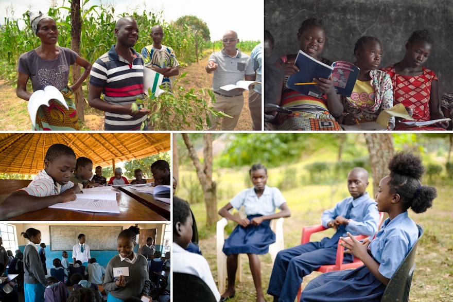 Las iniciativas educativas bahá’ís en el pueblo de Katuyola y en el resto de Zambia se han desarrollado durante décadas, centrándose en el empoderamiento espiritual y moral, la educación académica y las iniciativas relacionadas con el desarrollo socioeconómico.