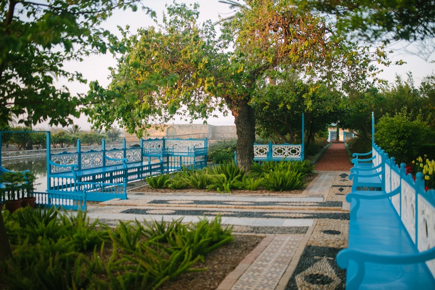 In 1875–eight years after Bahá’u’lláh’s incarceration within the prison city of ‘Akká –‘Abdu’l-Bahá created this exquisite garden for His father Who, by then, had suffered more than two decades of imprisonment and exile. Bahá’u’lláh called the garden “Riḍván,” meaning “paradise.