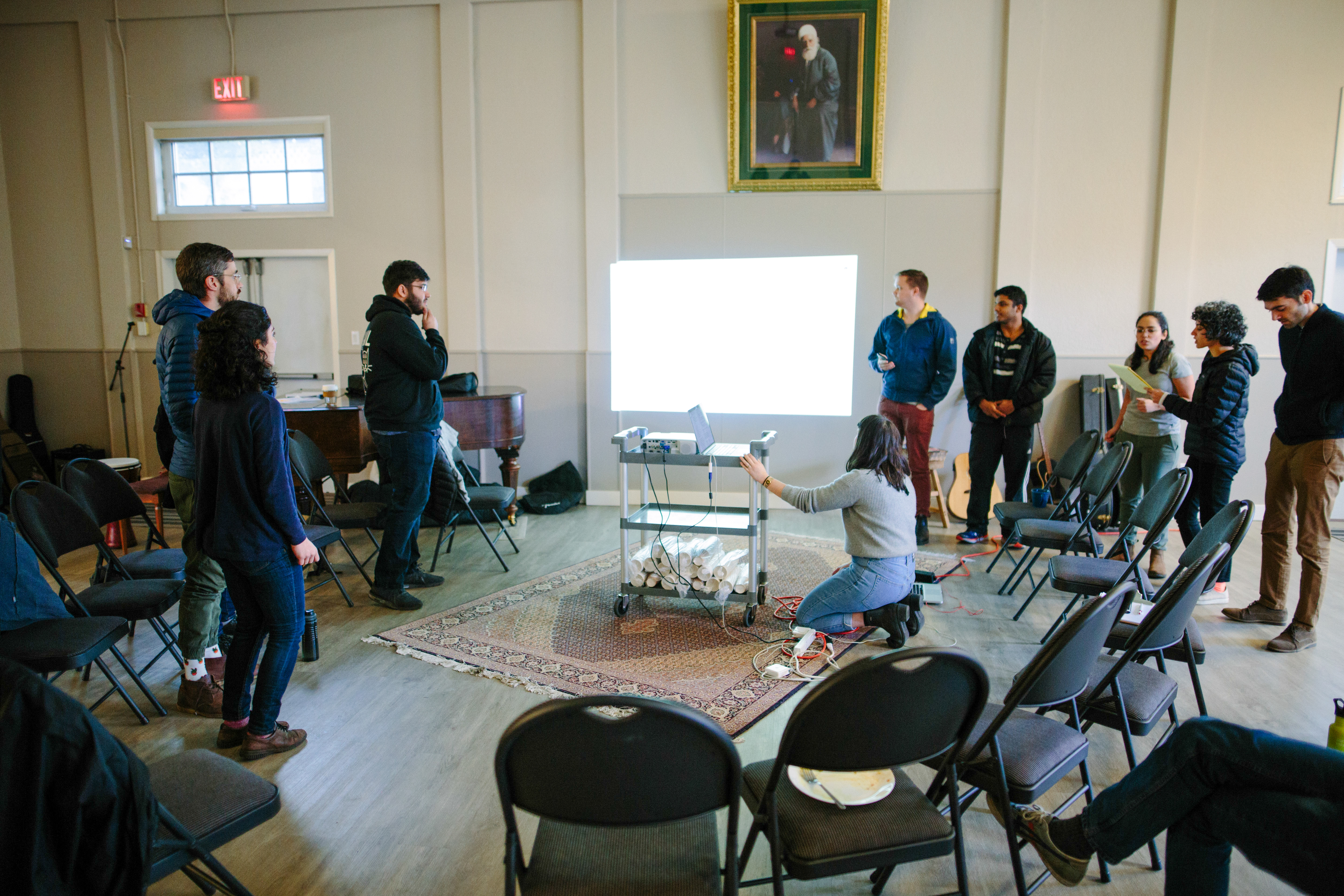 These youth gather every three months to explore ideas for new songs.