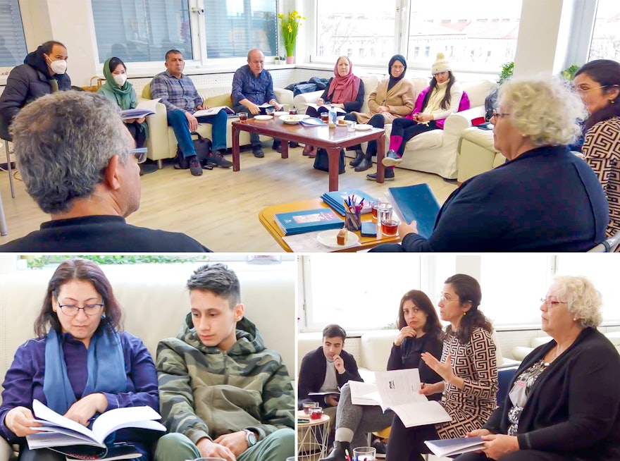 An initiative of the Bahá’ís of Austria offered German language classes for newly arrived families, enabling diverse people to overcome prejudices.
