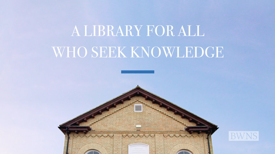 A short documentary looked at the Afnan Library and its outstanding collection of over 12,000 items related to the Bahá’í Faith and other broadly connected subjects.