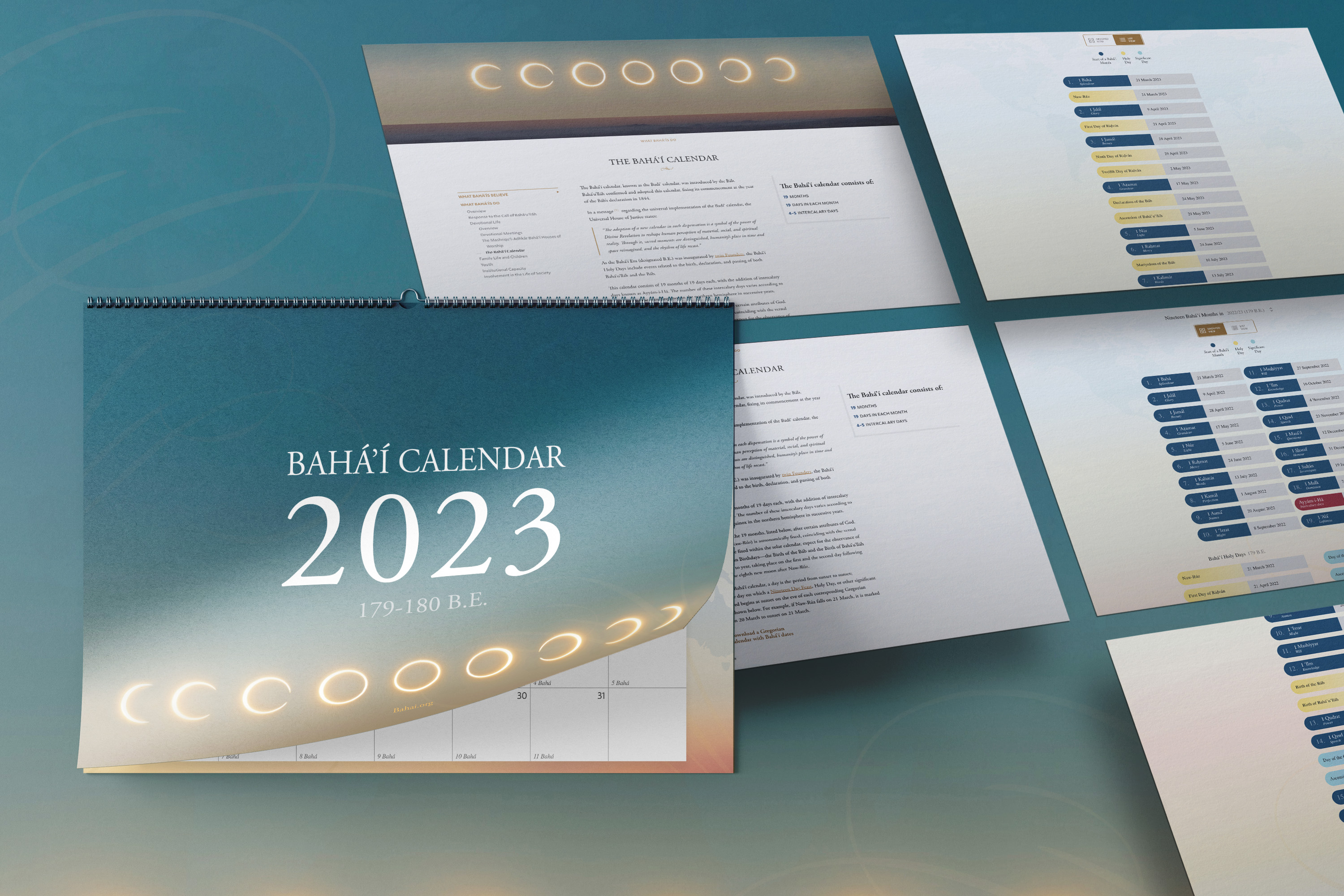Bahai.org: Una nueva sección sobre el calendario bahá’í complementa la 
