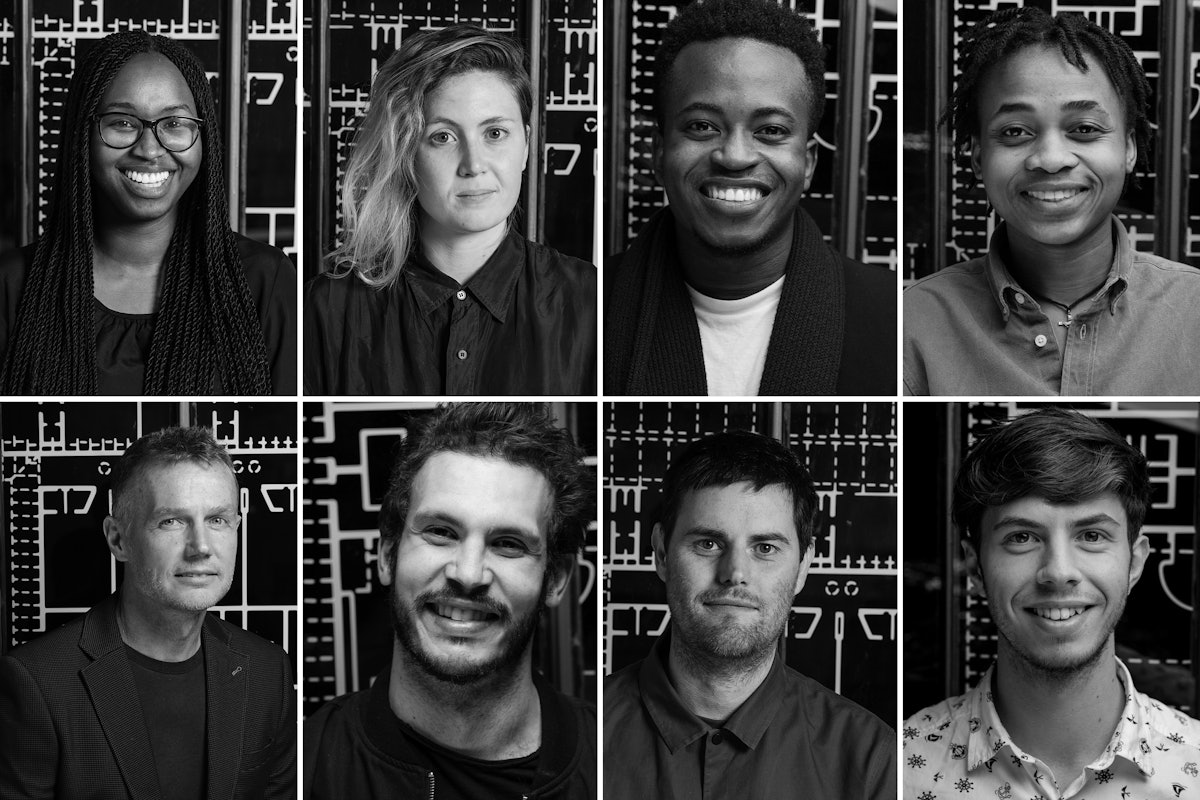 Some team members of the firm Wolff Architects (from left to right, top to bottom): Nokubekezela Mchunu, Alexandra Böhmer, Bayo Windapo, Takalani Mbadi, Paul Munting, Temba Jauch, Matthew Eberhard, Alex Coetzee, and Coco Heller (not pictured).