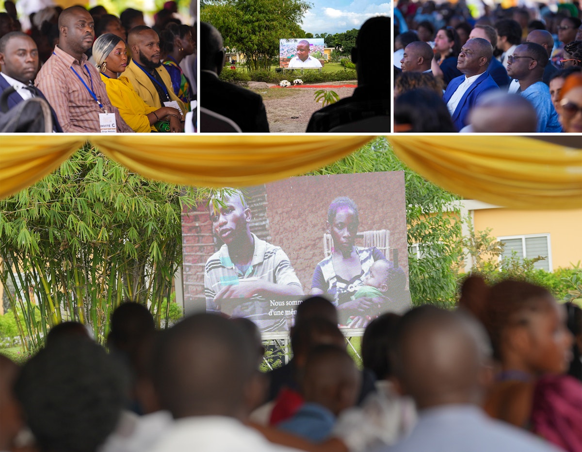 The program featured a screening of A Remarkable Response: The Dawn of the Bahá’í Faith in the Democratic Republic of the Congo, a film (English, French) released for the occasion about the journey of the Bahá’ís of the country over the past seven decades.