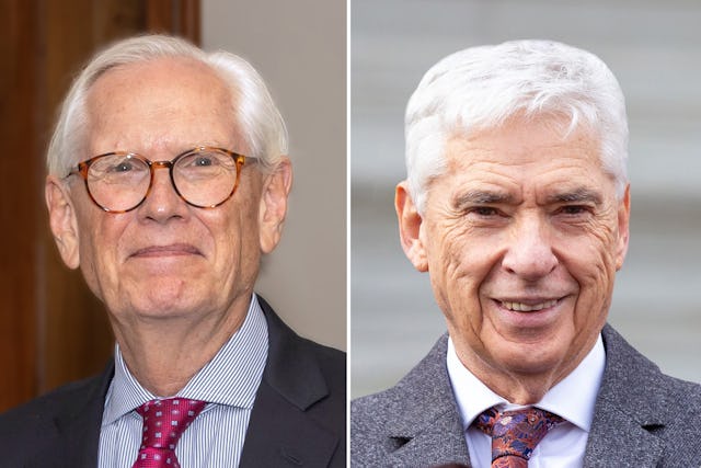 Two members of the Universal House of Justice, Mr. Stephen Birkland and Mr. Stephen Hall, are leaving after many years of service at the Bahá’í World Centre.