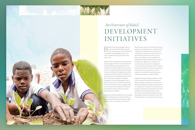 En la nueva edición de Para el mejoramiento del mundo se analiza el proceso de aprendizaje permanente y acción de la comunidad bahá’í en el campo del desarrollo social y económico