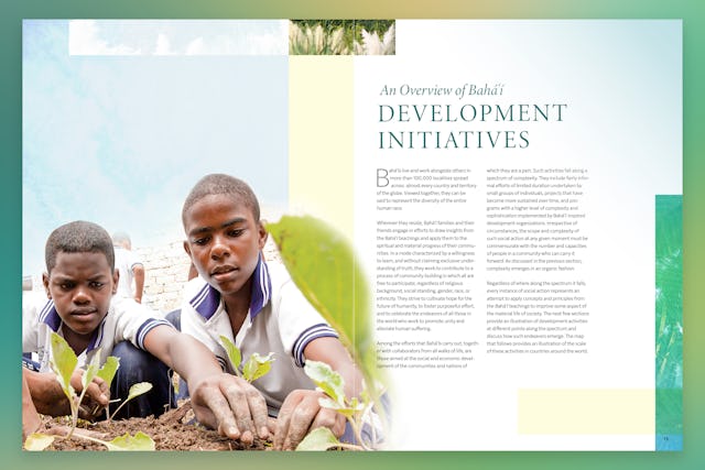 The newly released edition of For the Betterment of the World explores the Bahá’í community’s ongoing process of learning and action in the field of social and economic development.