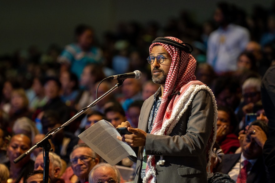 A delegate from Jordan.