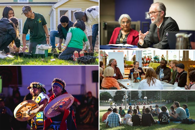 Across Canada, neighbors, colleagues, and friends participate in Bahá'í community-building endeavors that promote social progress and cultivate a hopeful vision of the future.