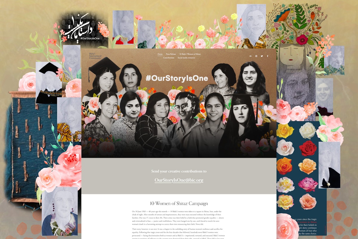 Bahá’í International Community launches new website and Instagram page for campaign honoring 10 Bahá’í women executed by Iran 40 years ago.