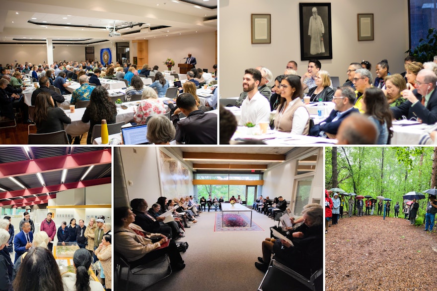 The 73rd national Bahá'í convention in Canada brought together 171 delegates to elect the National Spiritual Assembly. As part of the convention program, participants visited the site of the future National House of Worship.