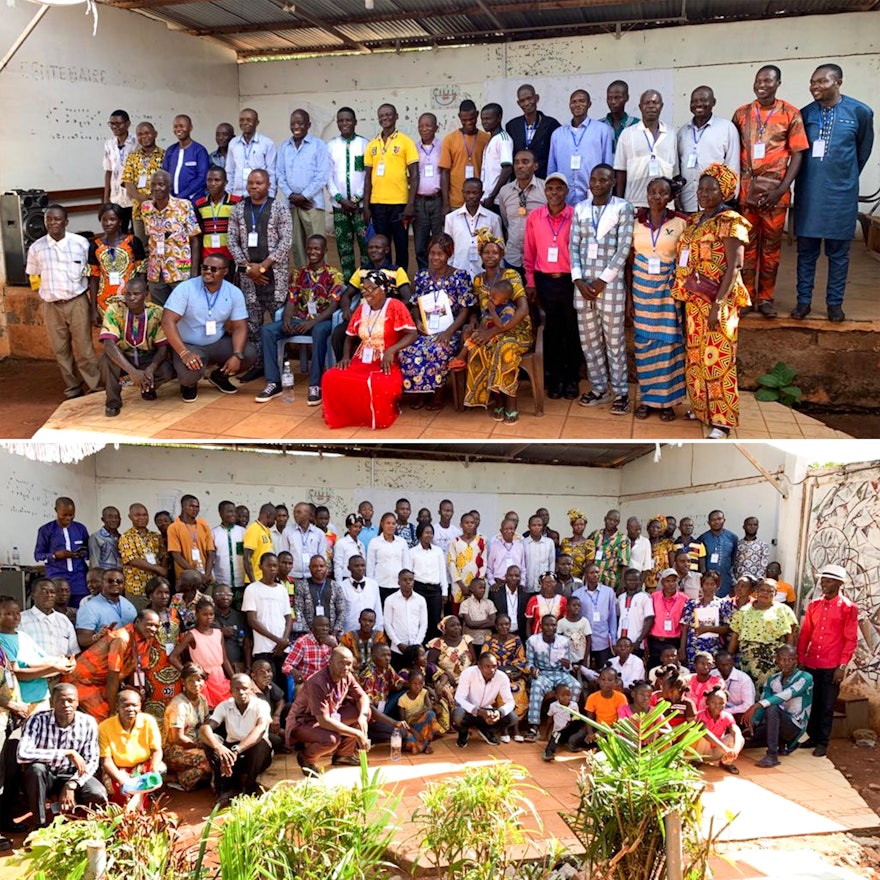 Delegates and guests gathered at the 53rd national convention of the Central African Republic.