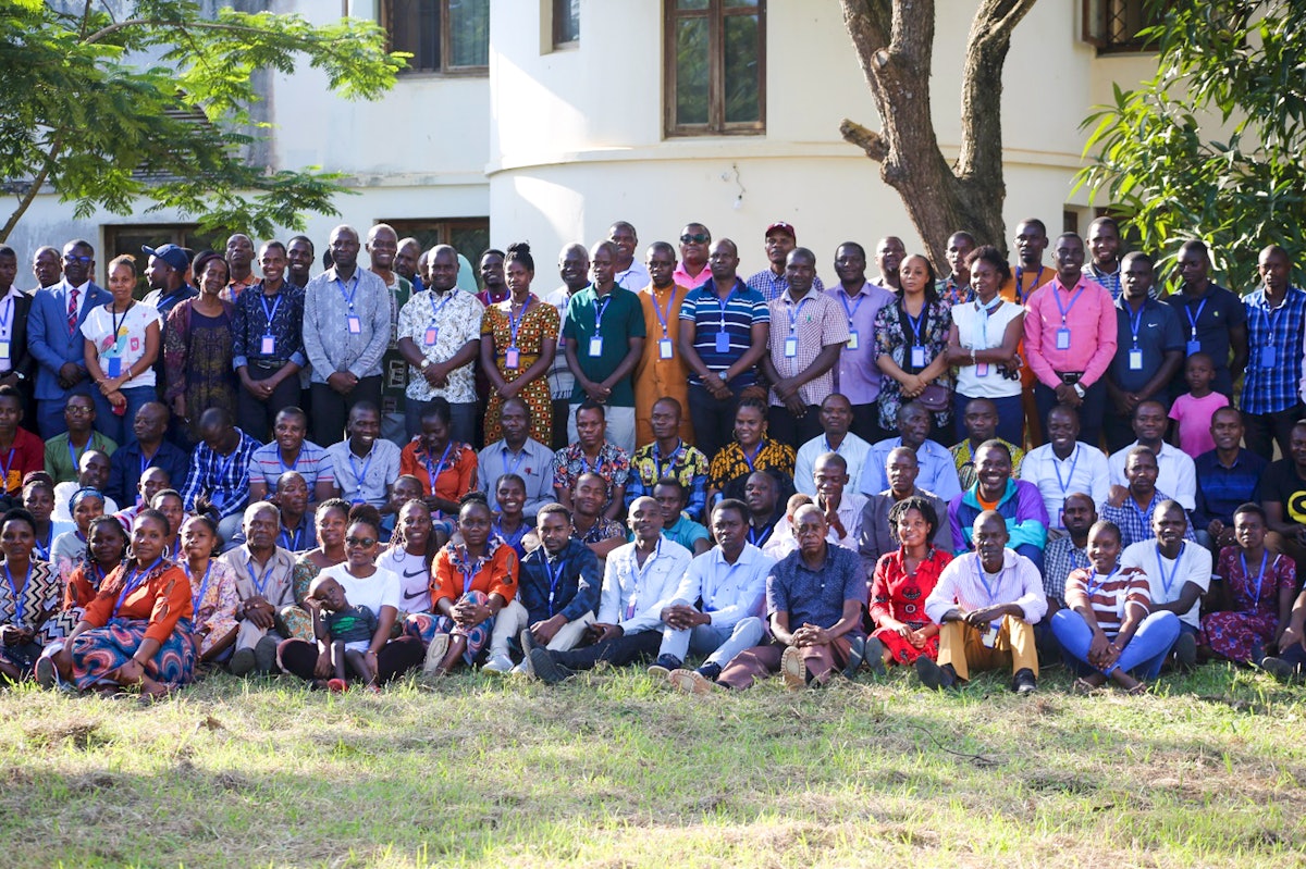 Participants gathered at the 60th national Bahá’í convention in Tanzania.