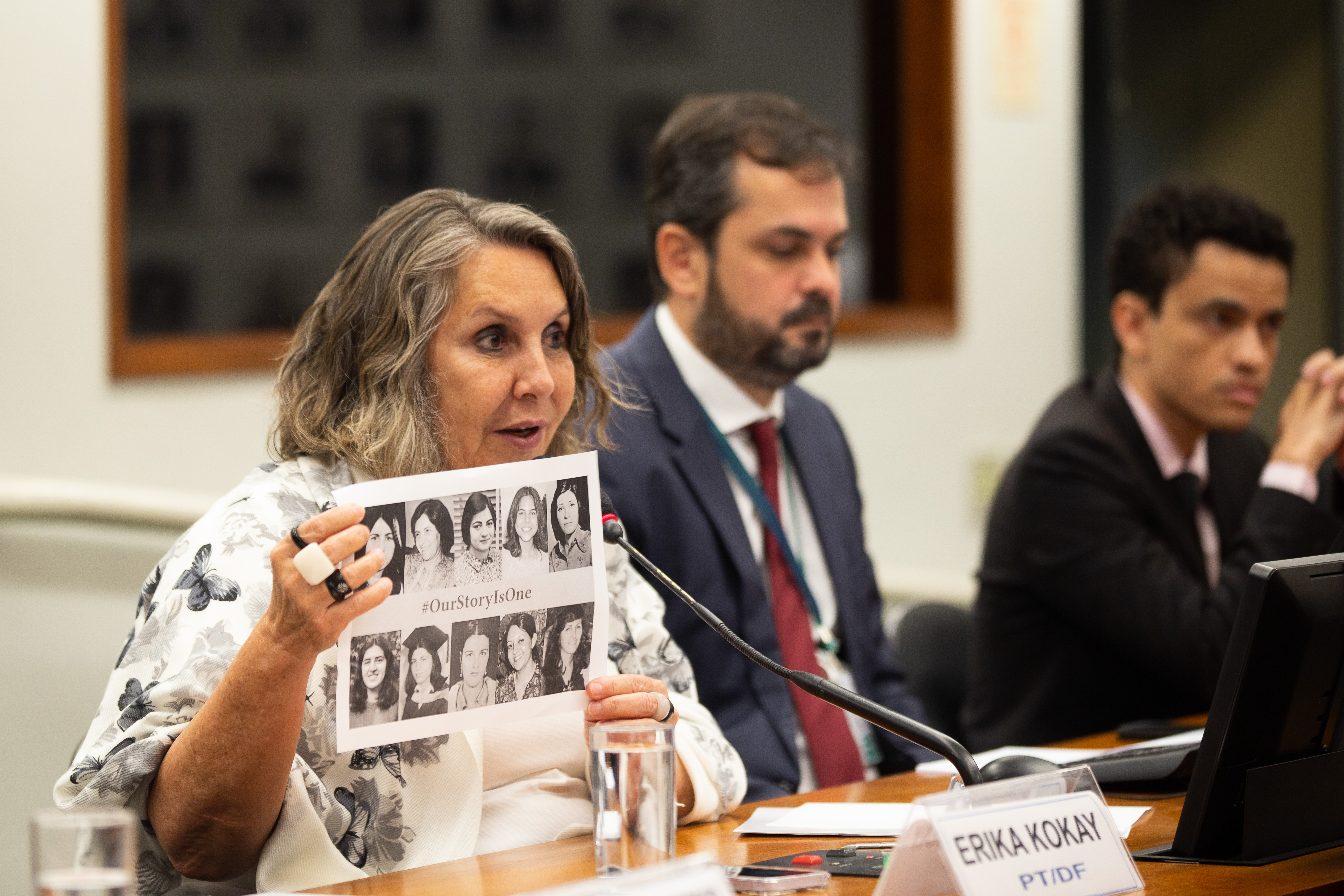 Federal Deputy Erika Kokay offers remarks on the 10 Bahá’í women who were hanged in Shiraz, Iran, 40 years ago for their belief in a faith that teaches the principles of oneness, equality, and justice.