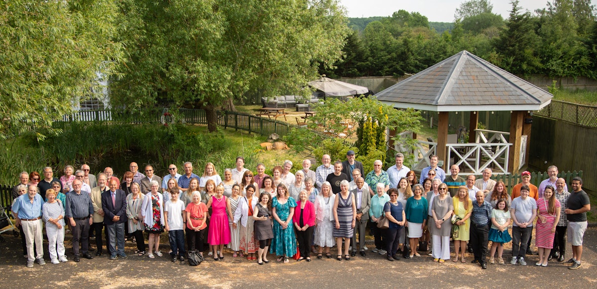 Guests from around the world gathered in Arncott, Oxfordshire, to celebrate the 80th-anniversary of George Ronald Publisher.