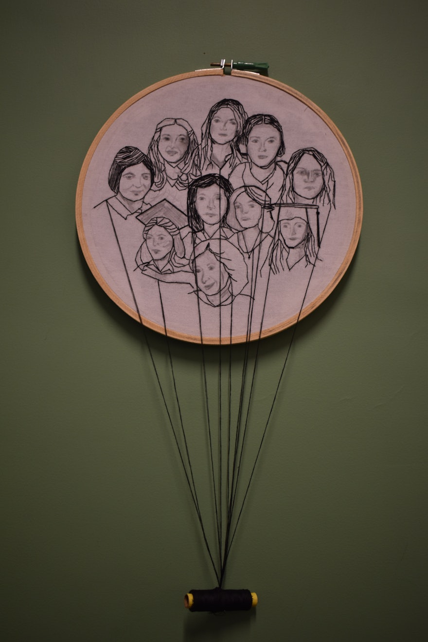 An artist from India created an embroidery of the 10 Bahá’í women executed in Iran 40 years ago who chose their faith and conviction in the principles of oneness, equality, and justice, over life itself.