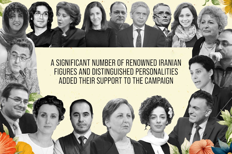 La campaña recibió un considerable flujo de apoyo de reconocidas y destacadas personalidades iraníes. Sus expresiones de solidaridad, profundas y conmovedoras a la vez, no solo dieron testimonio de las cuatro décadas de persecución contra los bahá’ís, sino que encomiaban la campaña y su llamamiento a contemplar la interconexión entre los grupos y la visión de una sociedad en la que todos, sin importar la fe, procedencia o género, tengan las  mismas oportunidades para participar en su desarrollo.