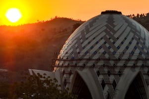 Unique woven exterior of the emerging temple in Papua New Guinea has recently been completed; the pattern is symbolic of unity and coming together of diverse groups.