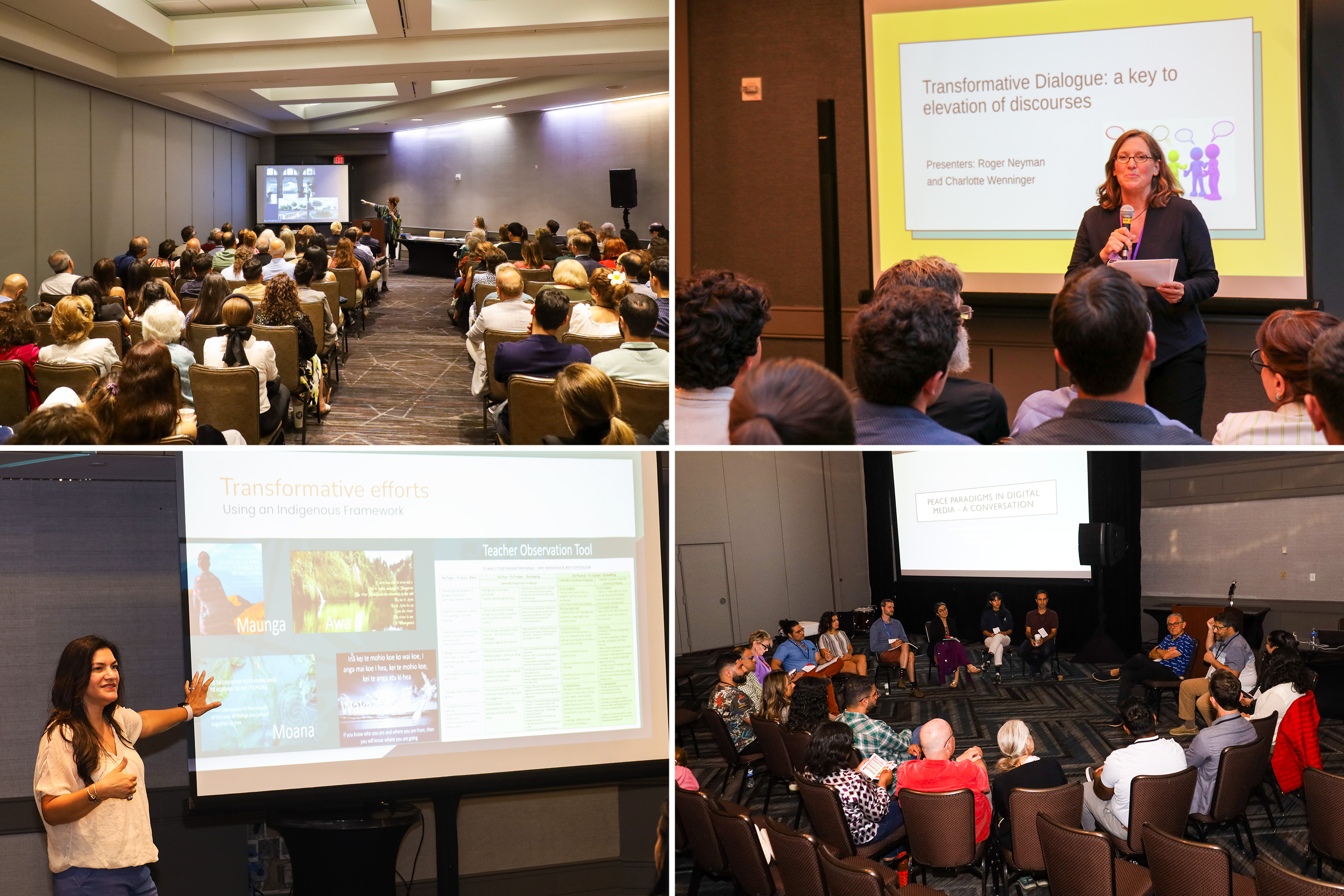 The conference featured a variety of small-group breakout sessions in addition to seminars and plenary sessions.