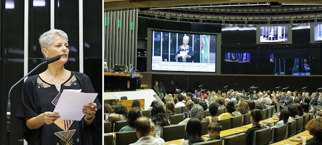 Liese Cavalcanti, a member of the National Spiritual Assembly of the Bahá’ís of Brazil.