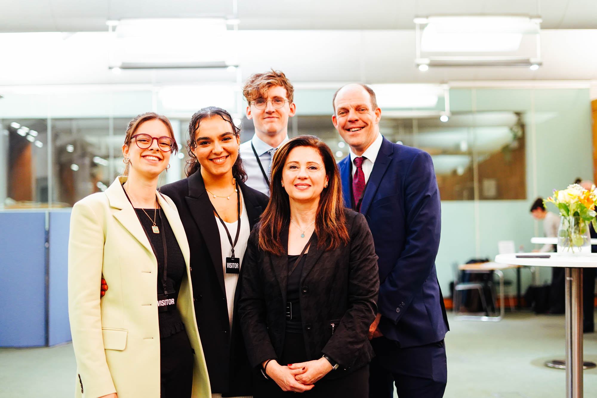 Members of the Bahá’í Office of Public Affairs in the United Kingdom.
