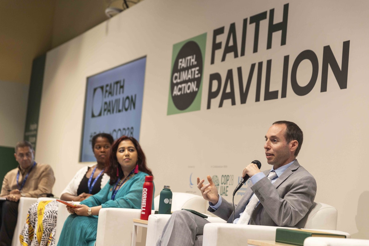 Mr. Perell at an event titled “Interfaith Feminist Climate Justice for the Human Right to a Healthy Society and Environment,” explored the pivotal part that women play in contributing to climate justice.