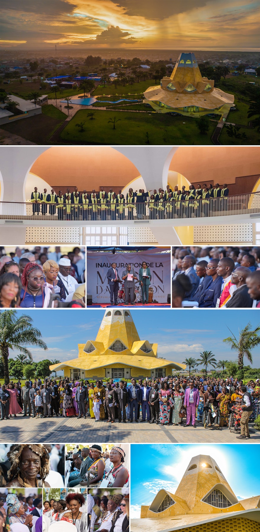 En RDC, la première maison d’adoration nationale bahá’íe a ouvert ses portes et la Maison universelle de justice a également annoncé les plans pour la création de trois nouvelles Maisons d’adoration : des temples locaux à Kanchanpur, au Népal, et à Mwinilunga, en Zambie, ainsi qu’un temple national au Canada.