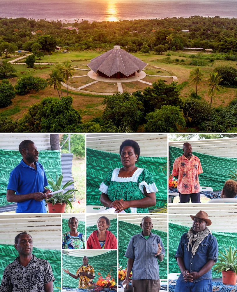 The gentle call for oneness echoed in the Tanna House of Worship in a gathering of diverse faith communities marking the 2nd anniversary of the temple’s dedication.       A member of the Bahá’í National Spiritual Assembly of Vanuatu stated that “those who pray within the temple walls can feel the motivating force of love, a love that beckons people of all races and backgrounds, so needed in these troubling times.”
