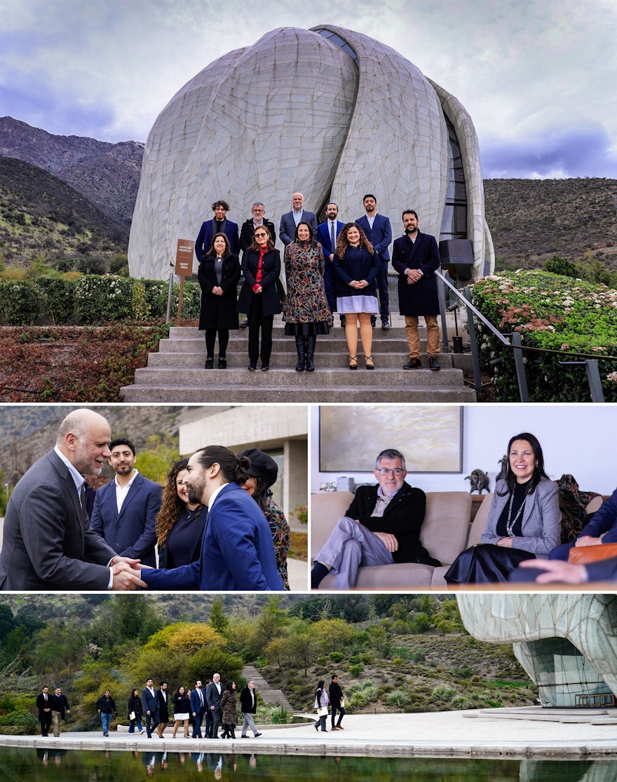 Les participants au rassemblement organisé à la maison d’adoration bahá’íe à Santiago, au Chili, ont échangé sur la manière dont la religion peut contribuer à bâtir une société plus solidaire.