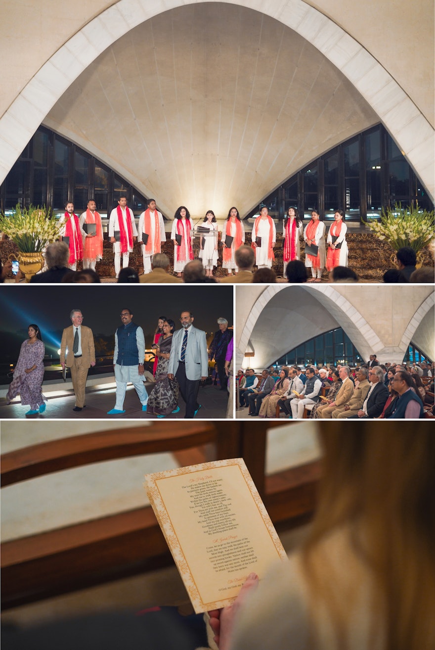 The gathering featured a devotional program in the House of Worship followed by presentations and dinner on the temple grounds.